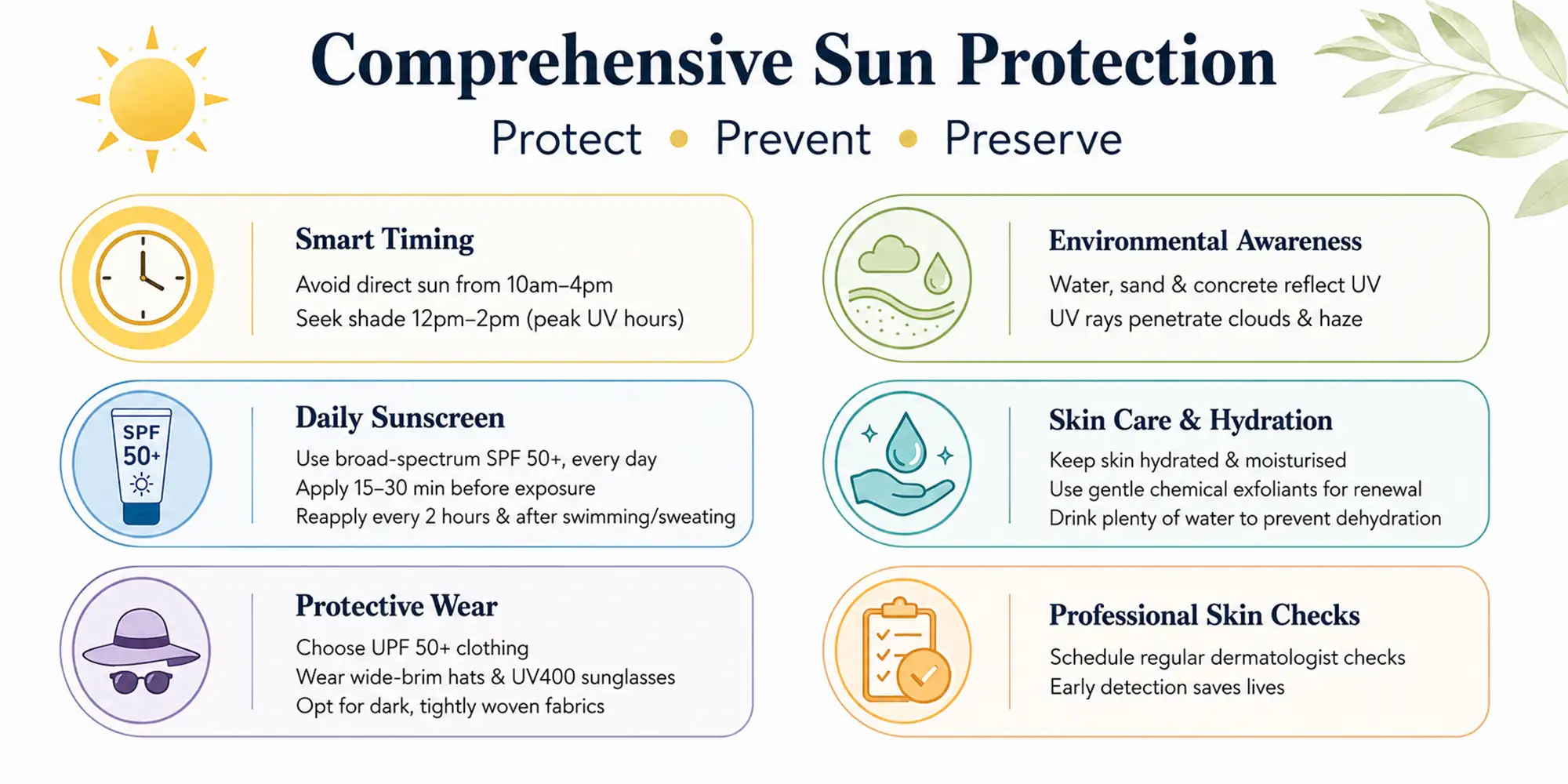 Comprehensive Sun Protection Strategies
